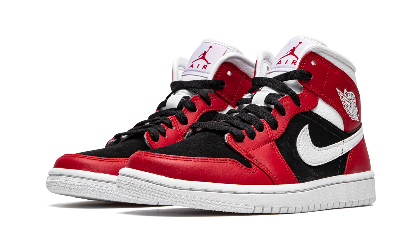 AIR JORDAN 1 MID WMNS "Gym Red / Black"
