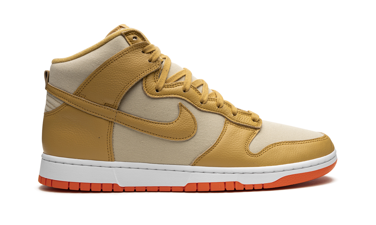 Dunk High "Gold Canvas"