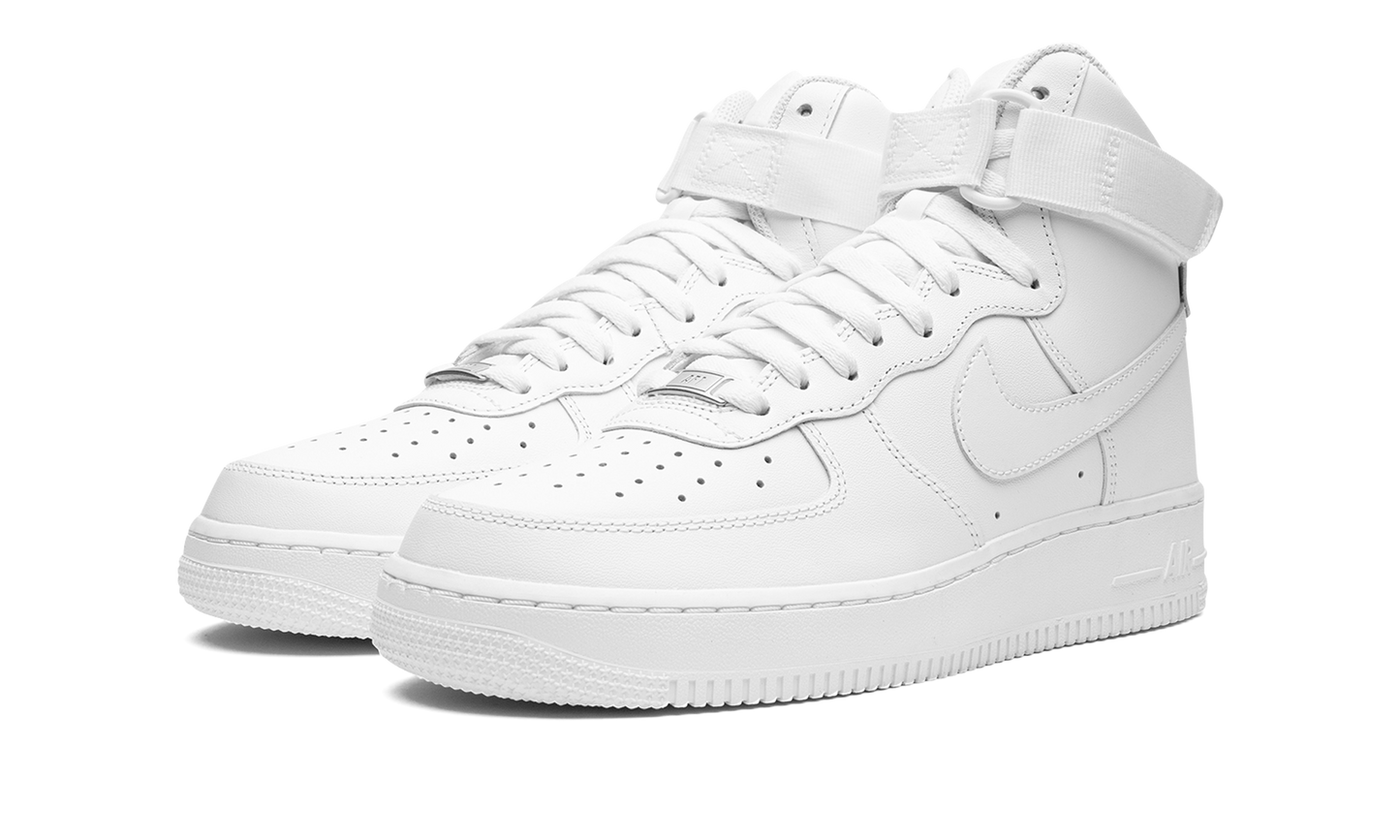 AIR FORCE 1 HIGH MNS WMNS "Triple White"