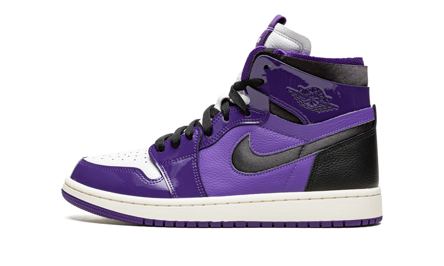 AIR JORDAN 1 HIGH ZOOM CMFT WMNS "Purple Patent"
