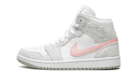 AIR JORDAN 1 MID SE WMNS "Heather Grey / Pink"