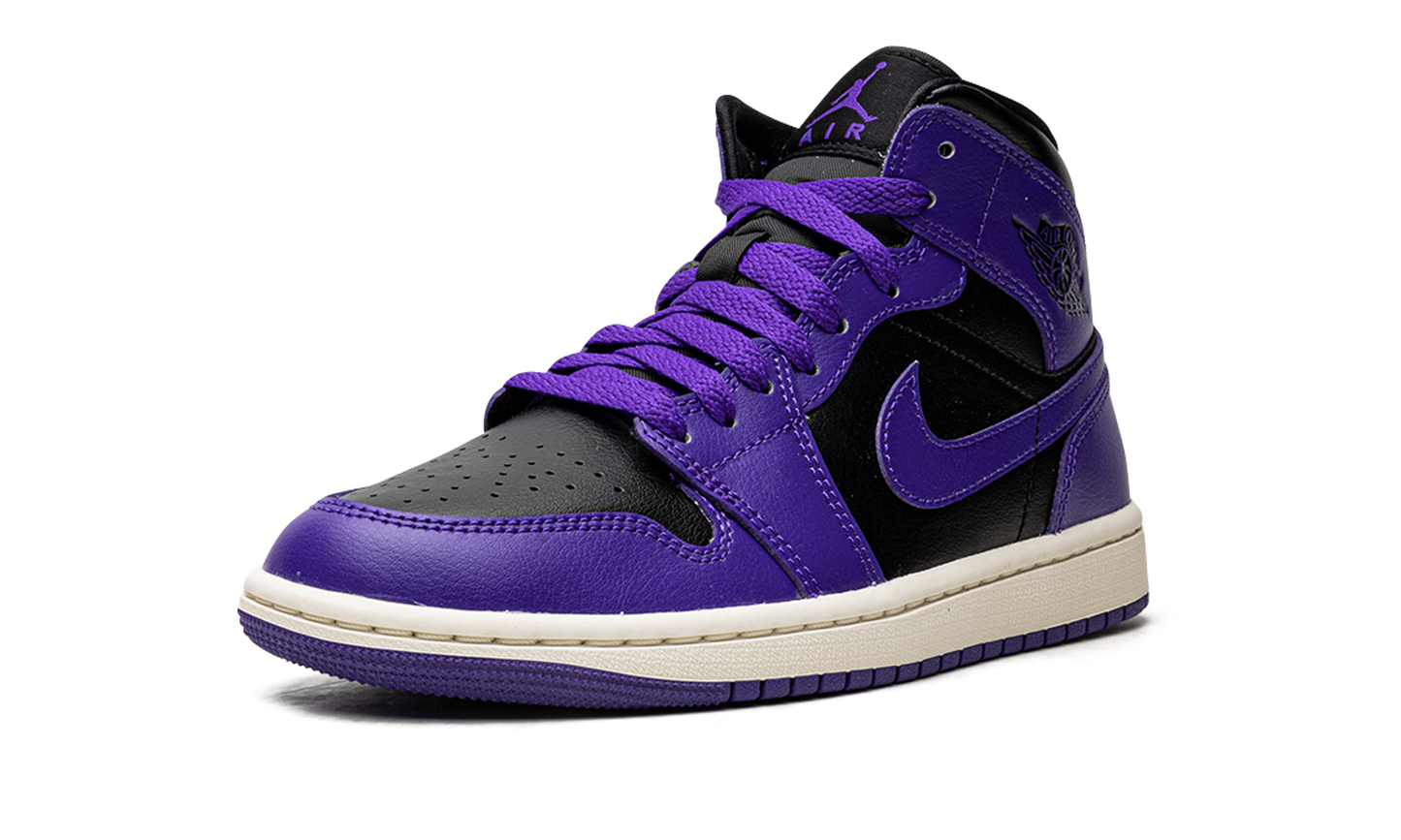 JORDAN 1 MID WMNS "Black/Purple"