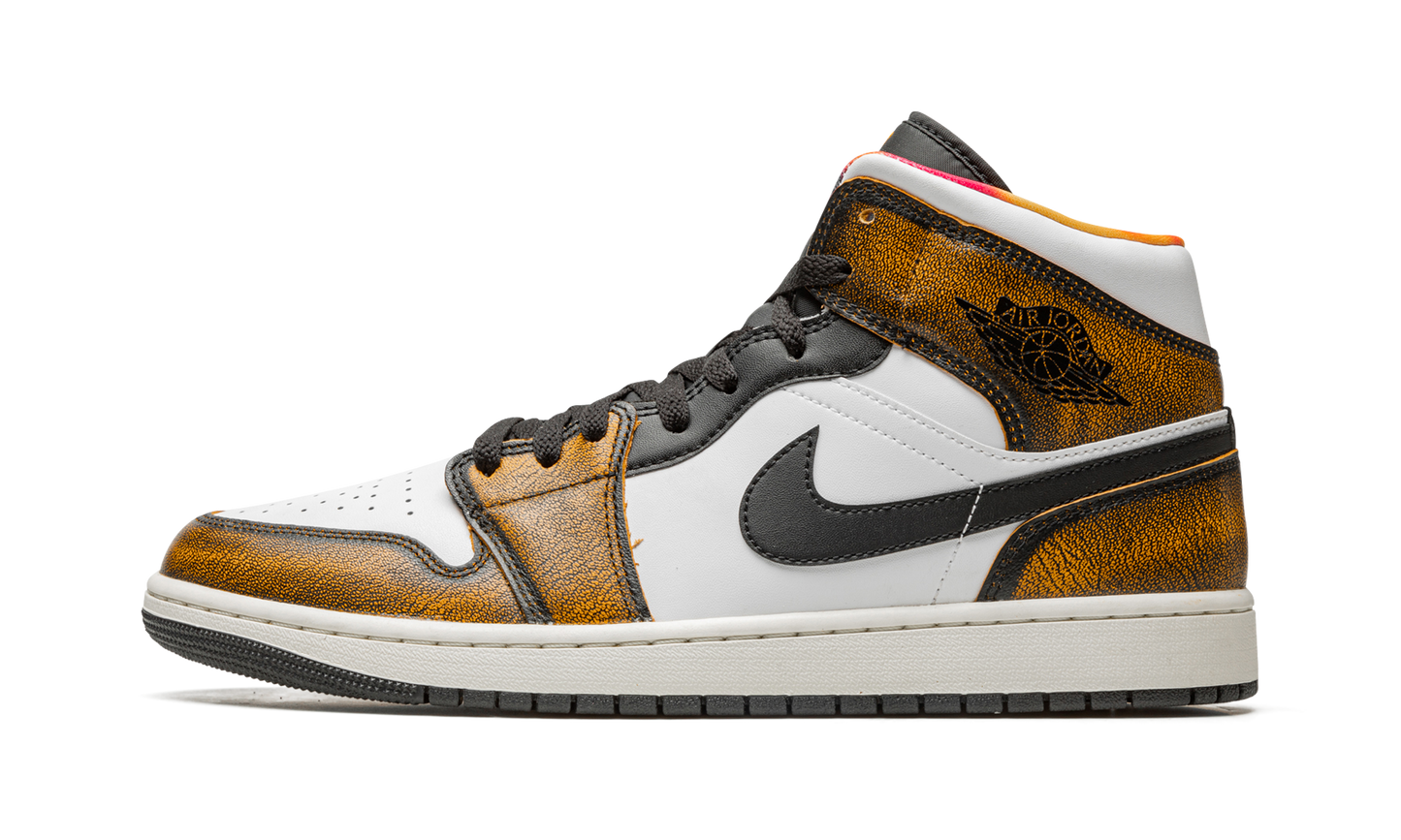 Air Jordan 1 Mid SE "Orange Wear Away"