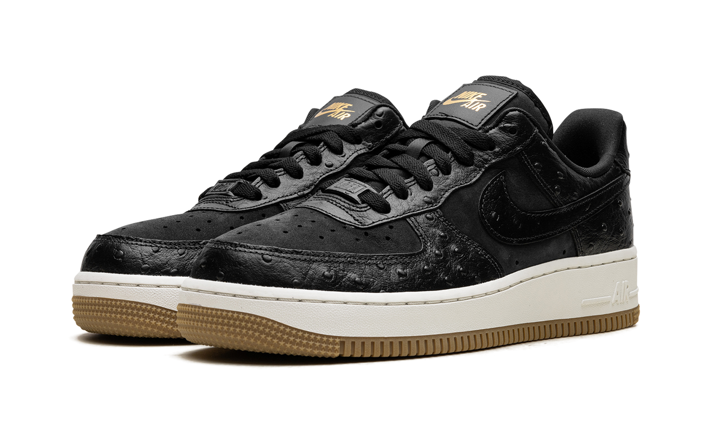 Air Force 1 Low '07 WMNS "Black Ostrich"