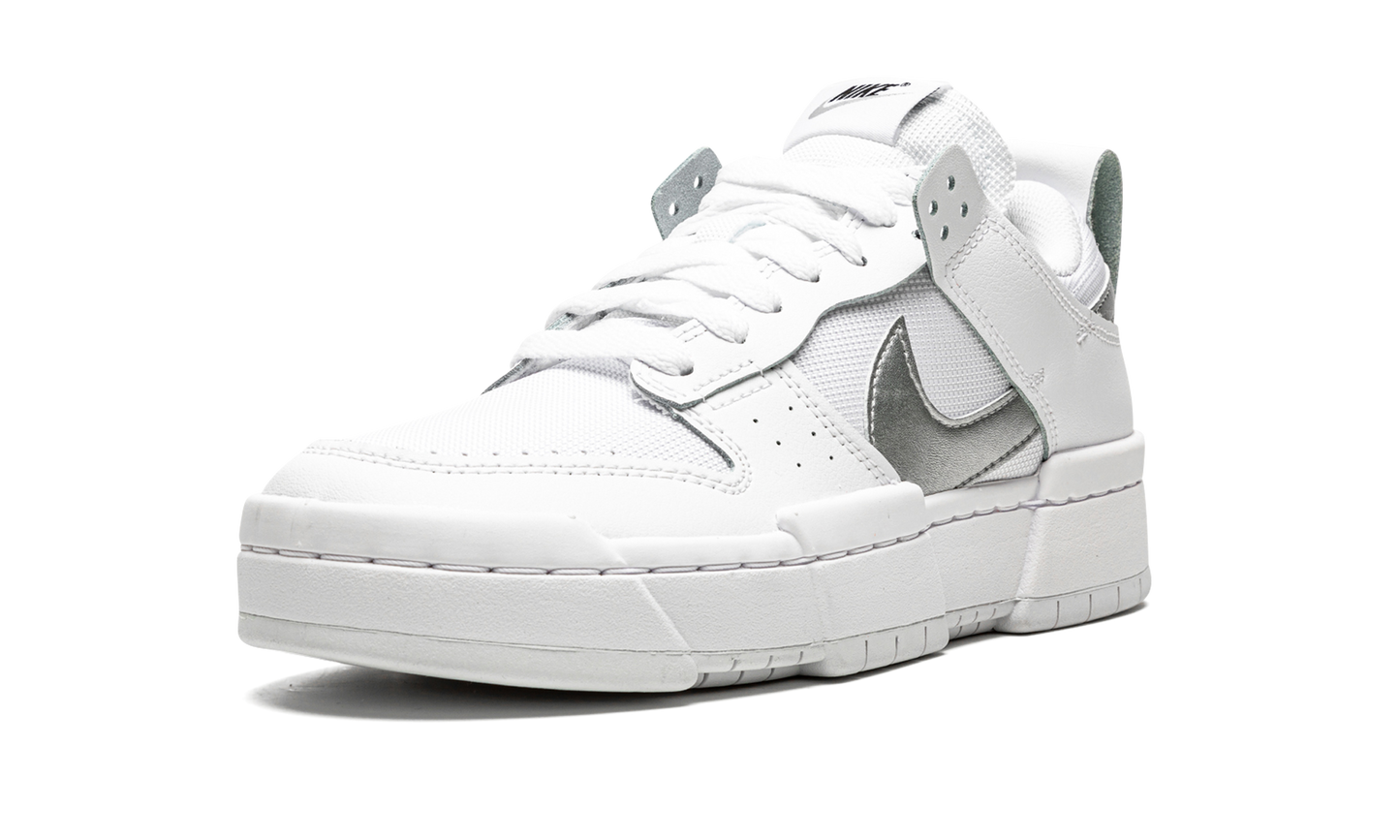 DUNK LO DISRUPT MNS WMNS "White Silver"