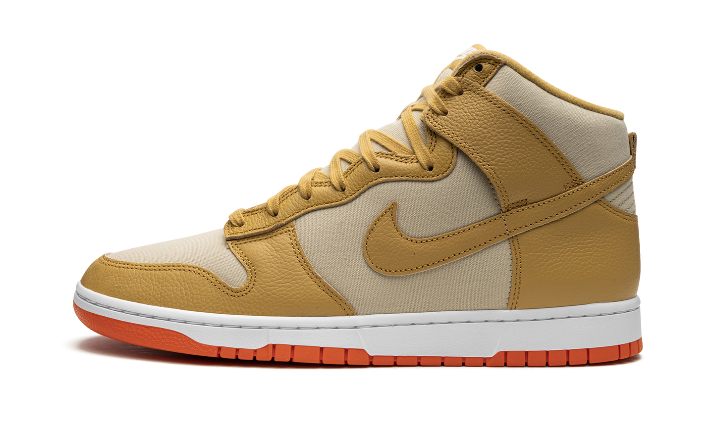 Dunk High "Gold Canvas"