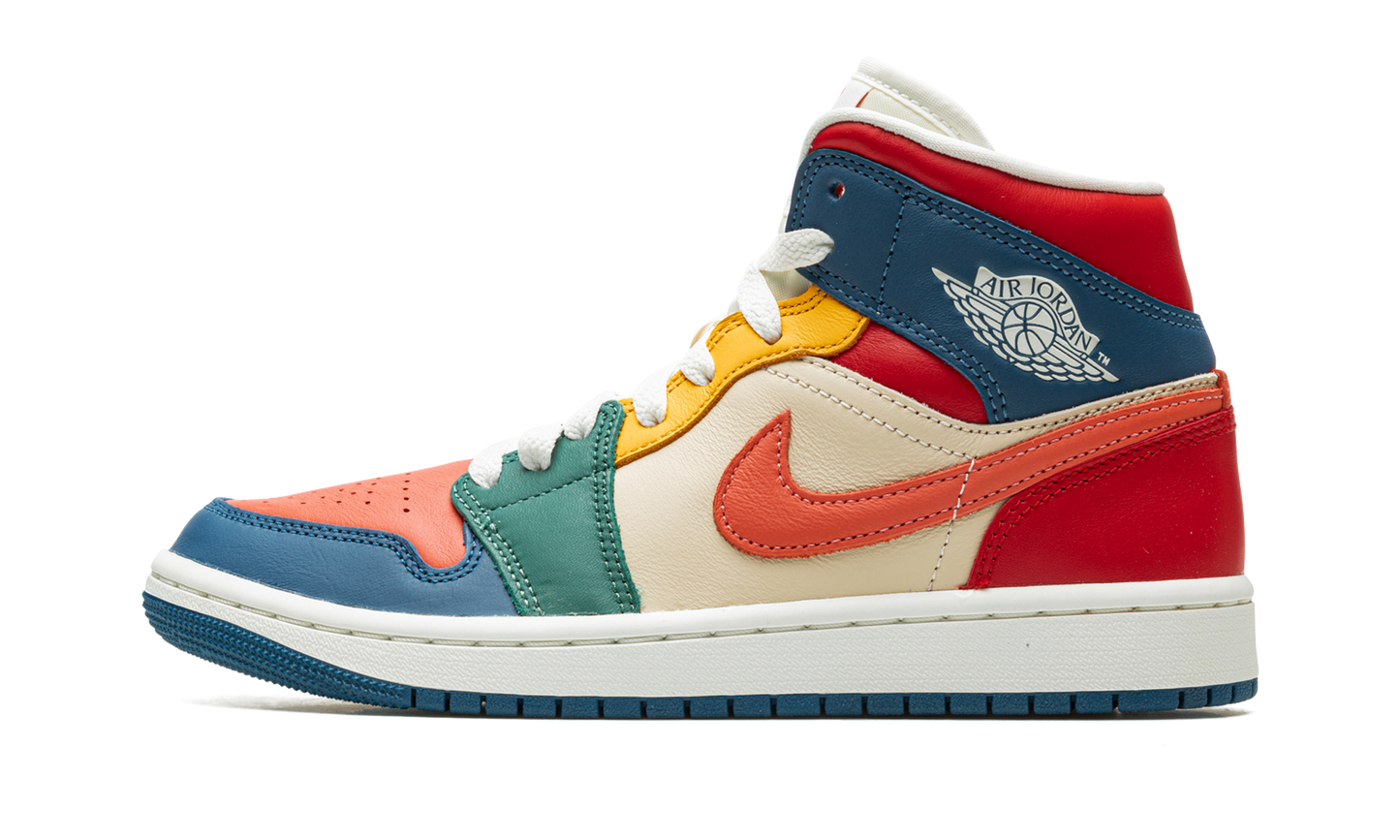 AIR JORDAN 1 MID SE WMNS "Multi-Color"
