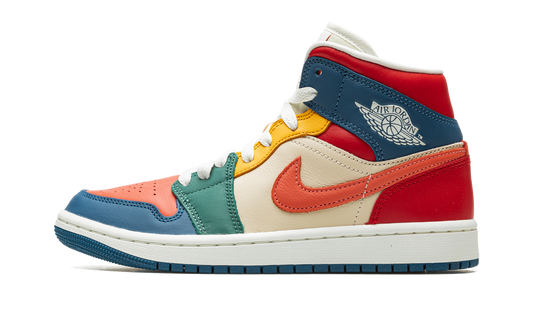 AIR JORDAN 1 MID SE WMNS "Multi-Color"