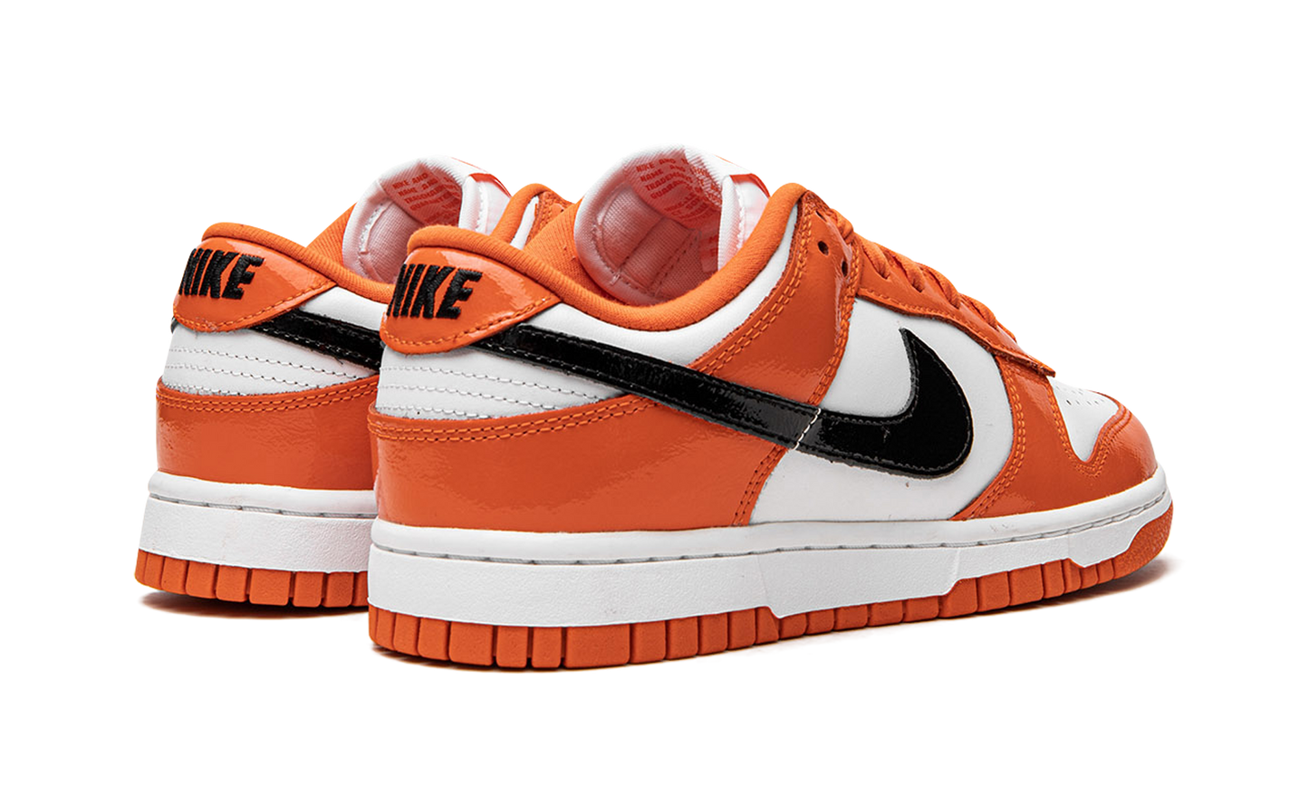 DUNK LO MNS WMNS "Orange / Black Patent Leather"