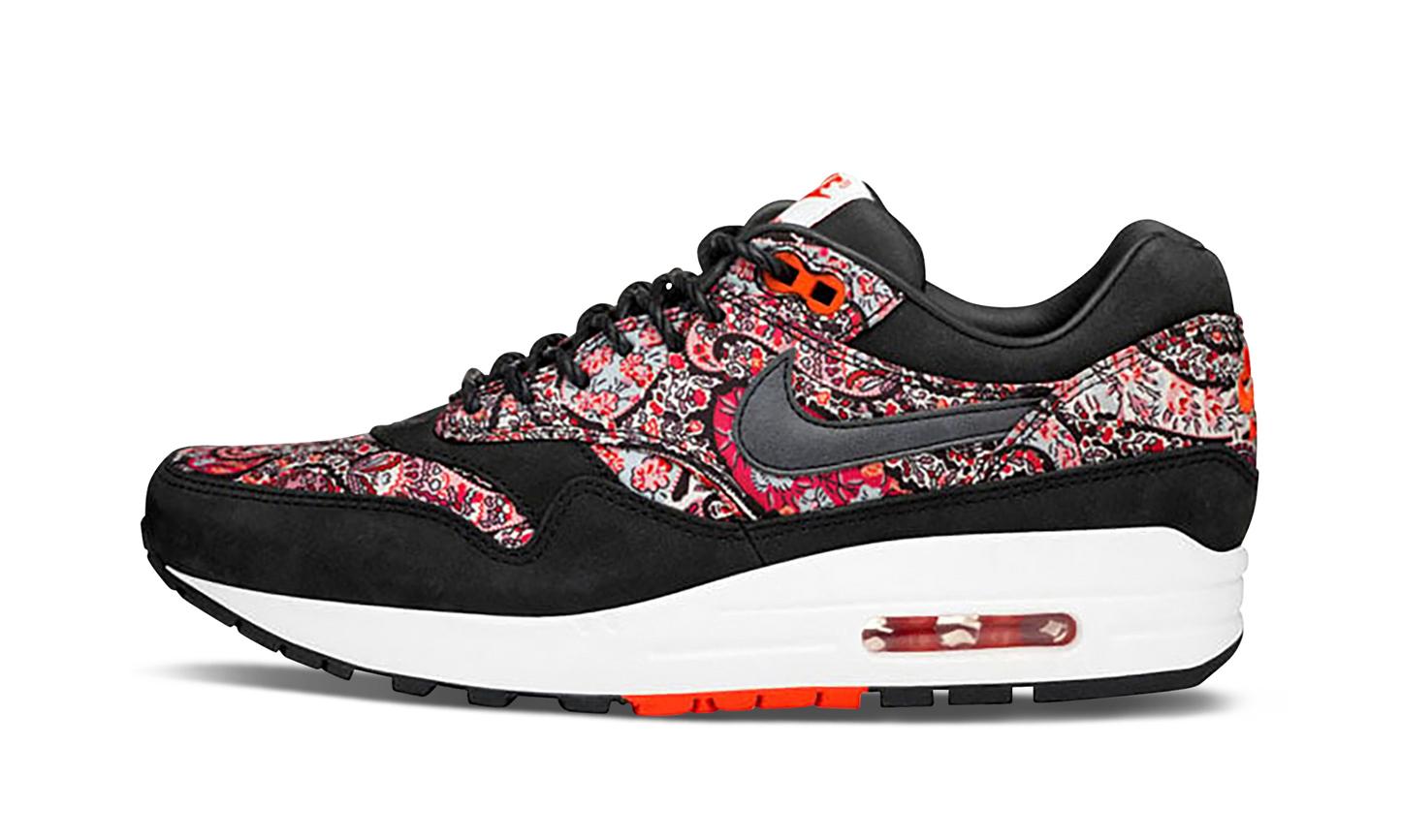 Air Max 1 LIB QS WMNS "Liberty Black Paisley"