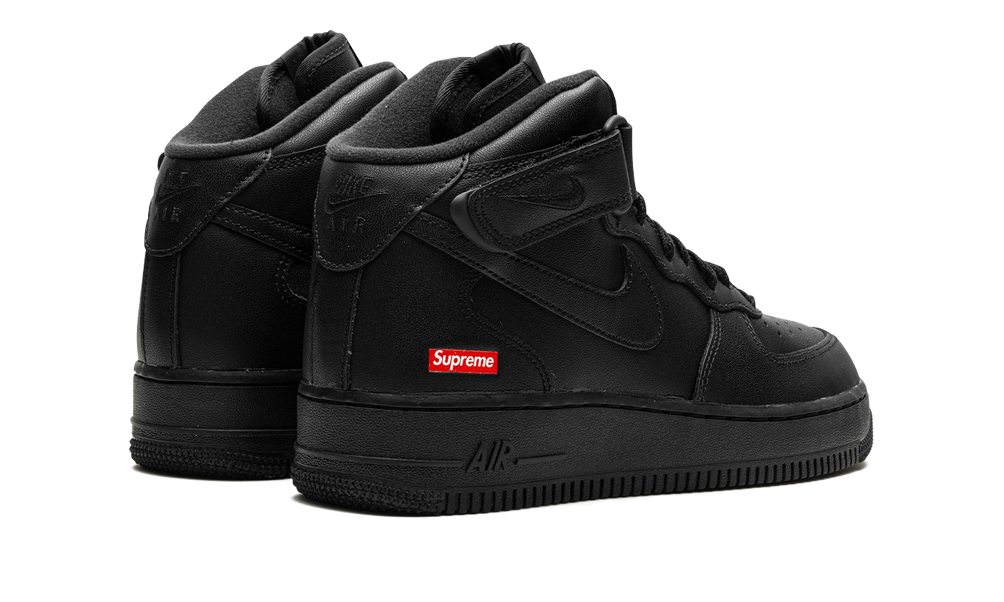 Air Force 1 Mid "Supreme - Mini Box Logo Black"