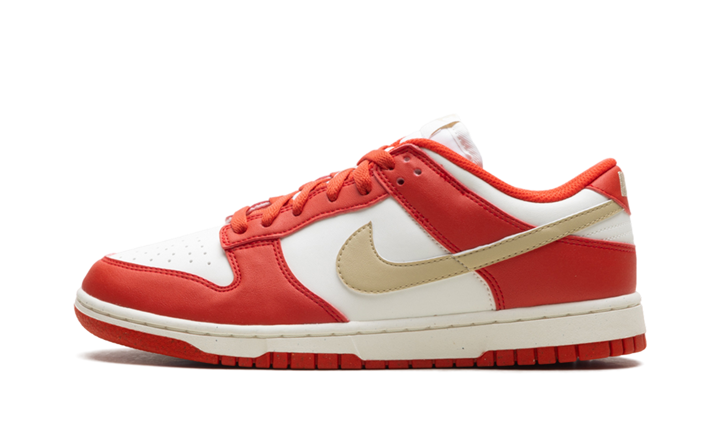 Dunk Low Next Nature WMNS "Light Crimson Team Gold"