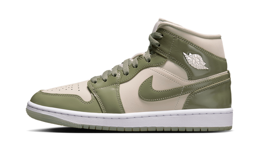 Jordan 1 Mid SE WMNS "Sea Glass Oil Green"