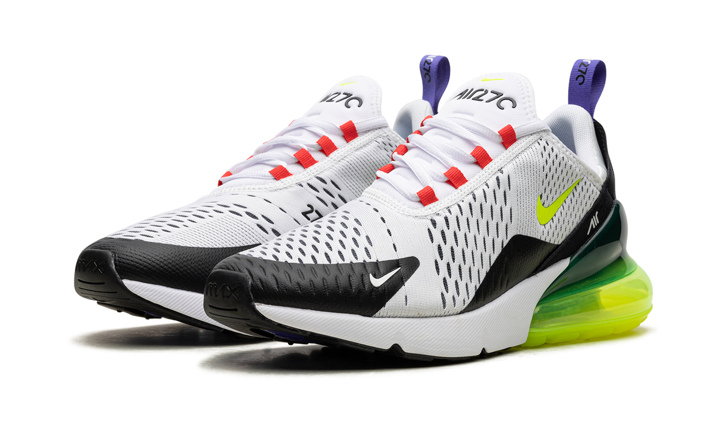 AIR MAX 270 WMNS "White Volt Siren Red"