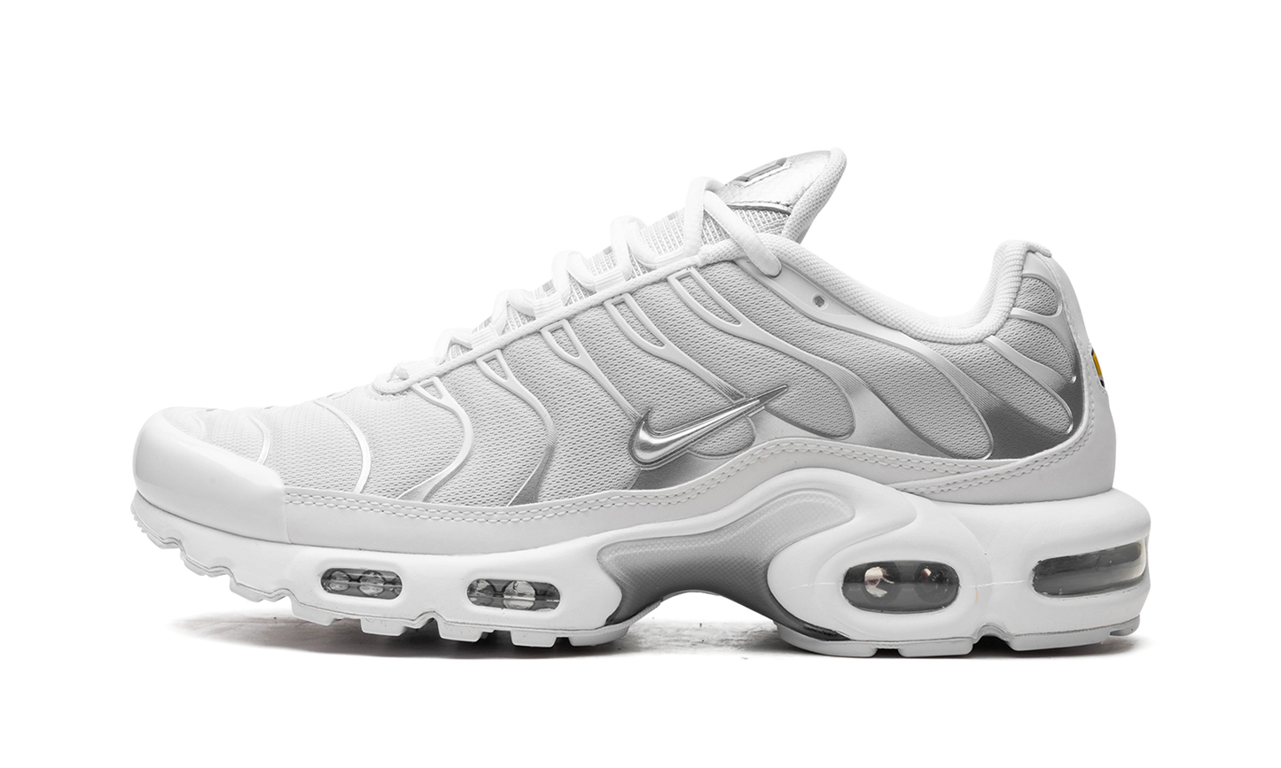 AIR MAX PLUS WMNS "White / Metallic Silver"