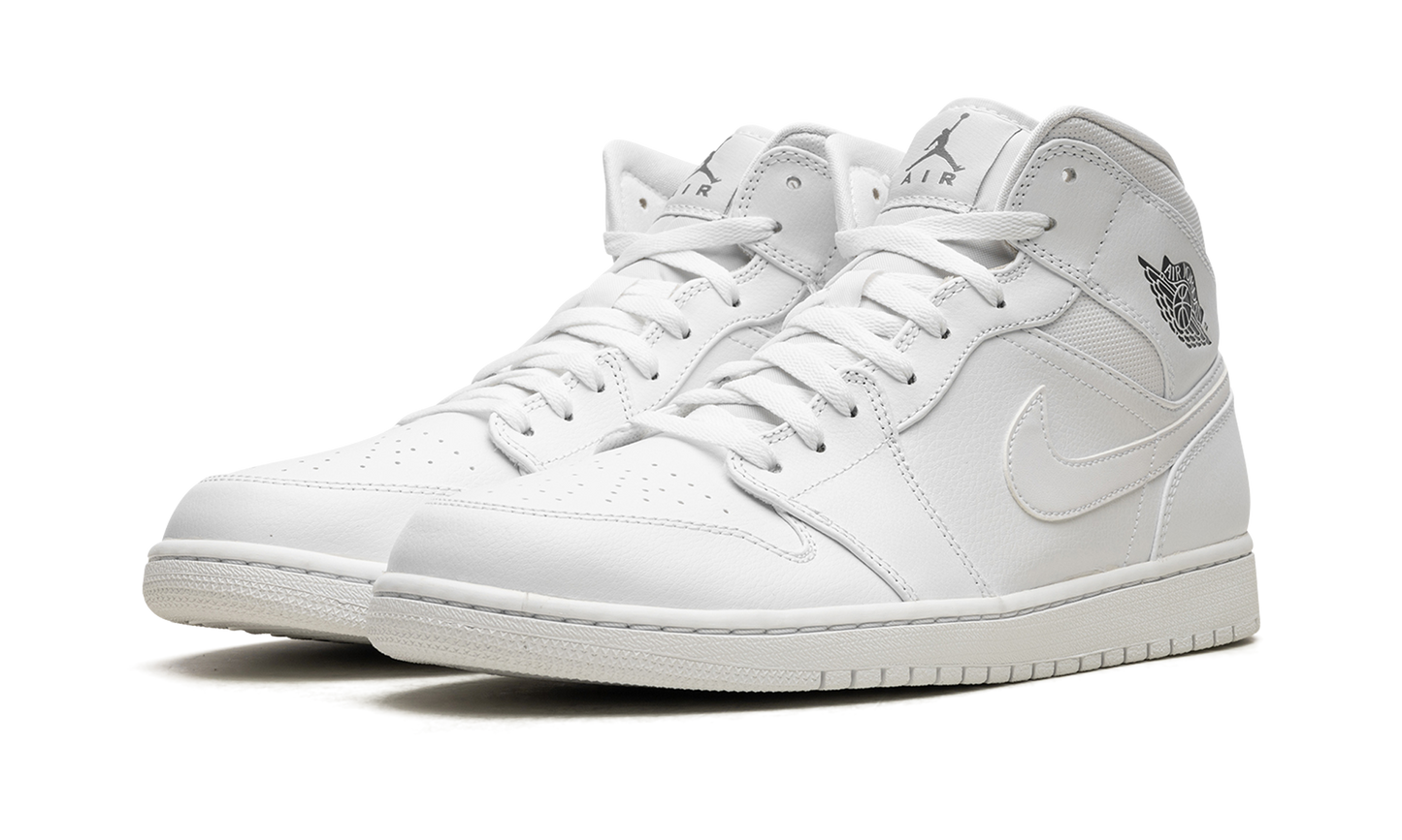 Air Jordan 1 Mid "White / Cool Grey"