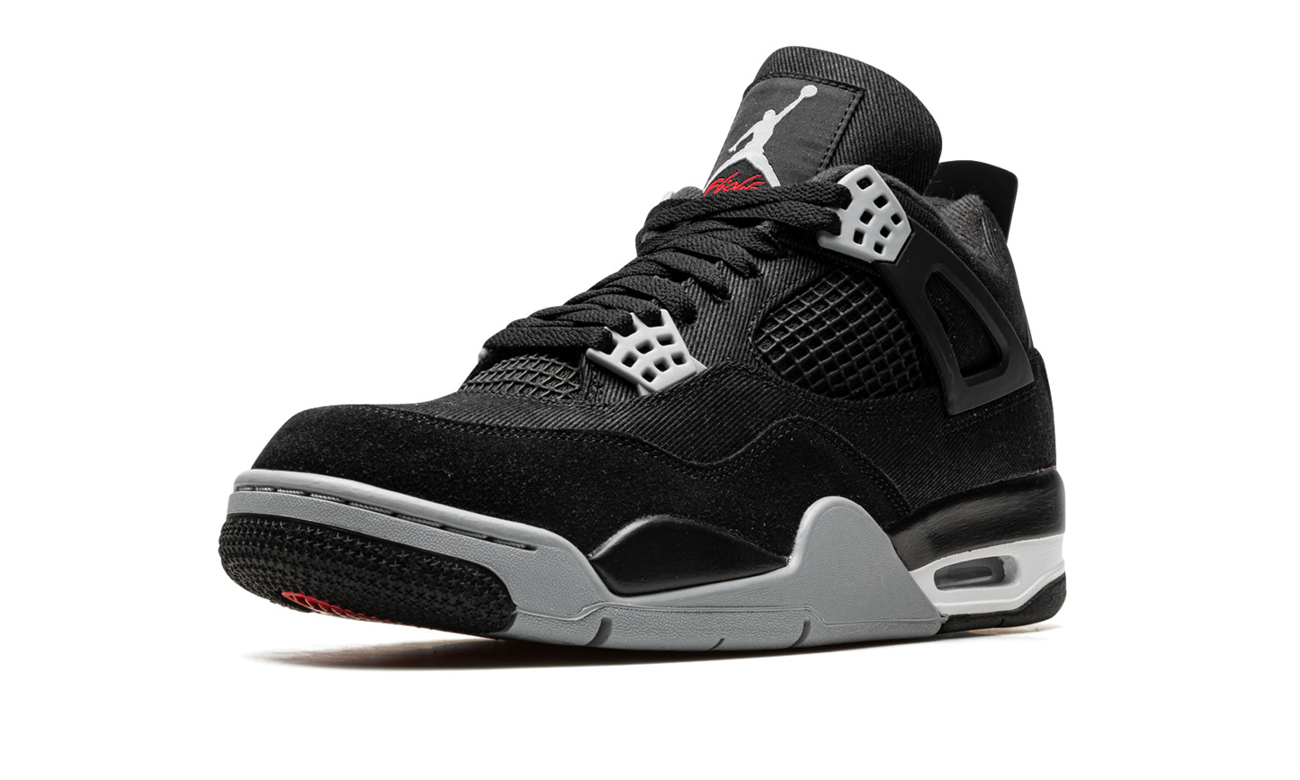 Air Jordan 4 "Black Canvas"
