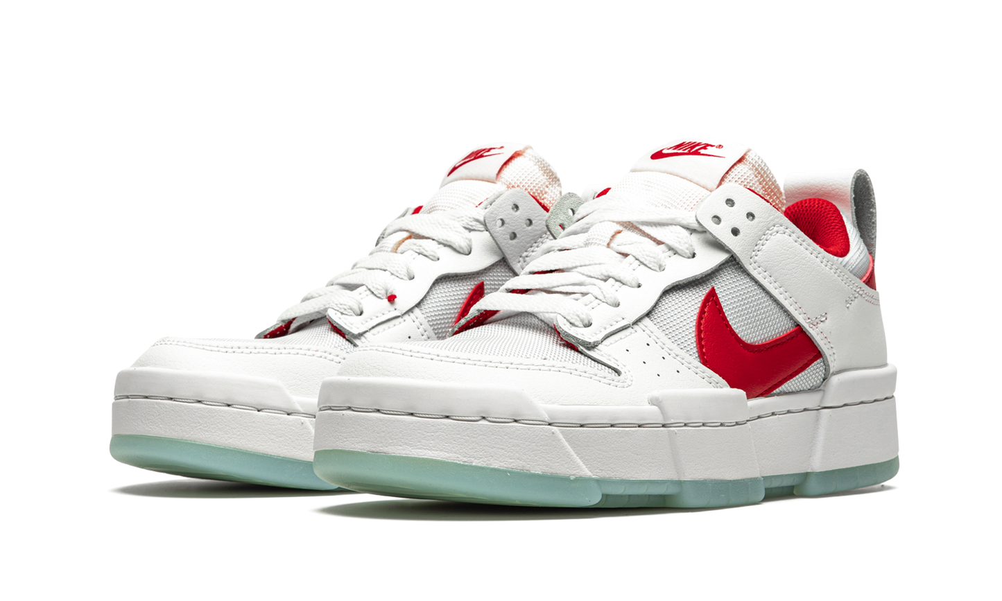DUNK LO DISRUPT WMNS "Summit White / Gym Red"