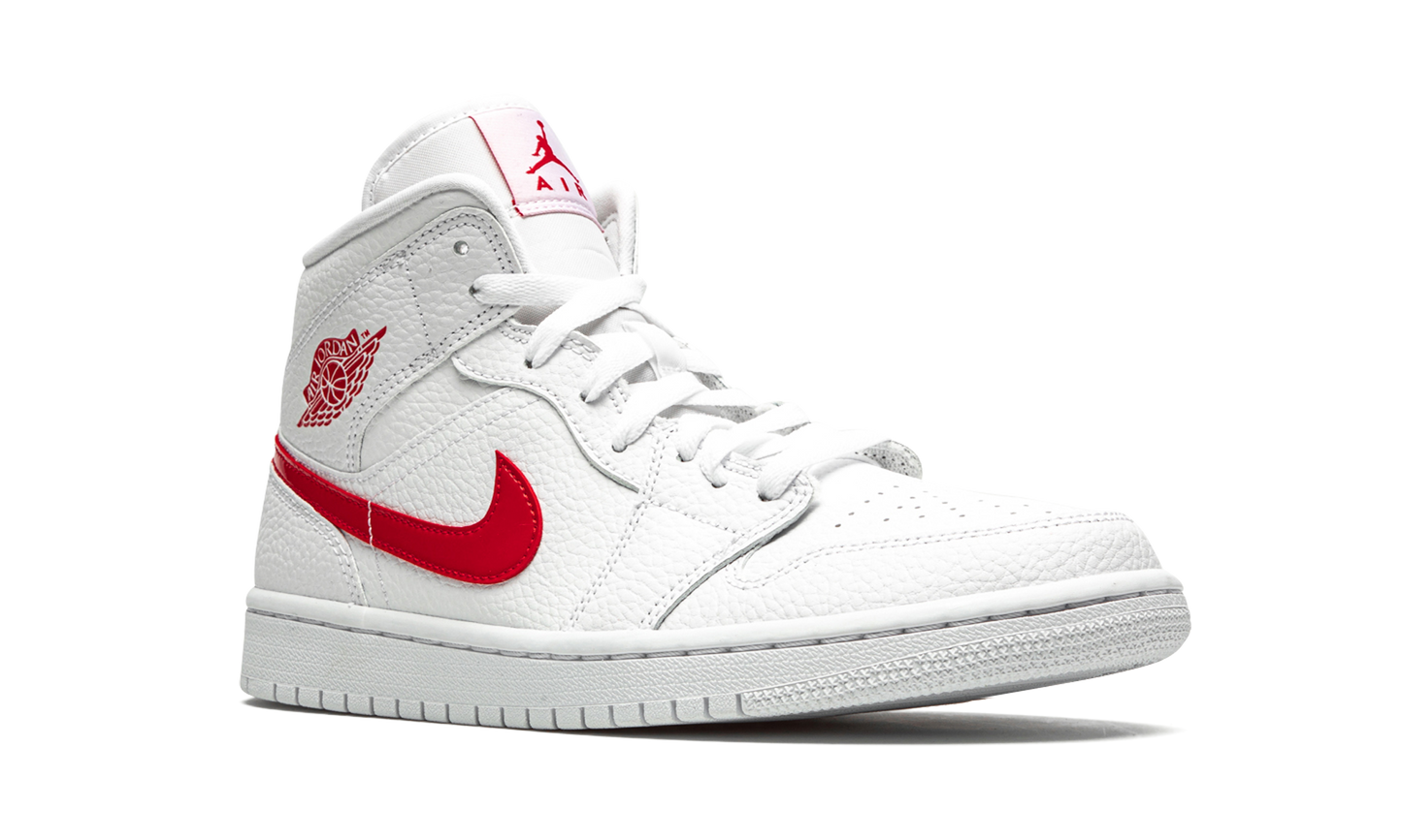 AIR JORDAN 1 MID WMNS "University Red"