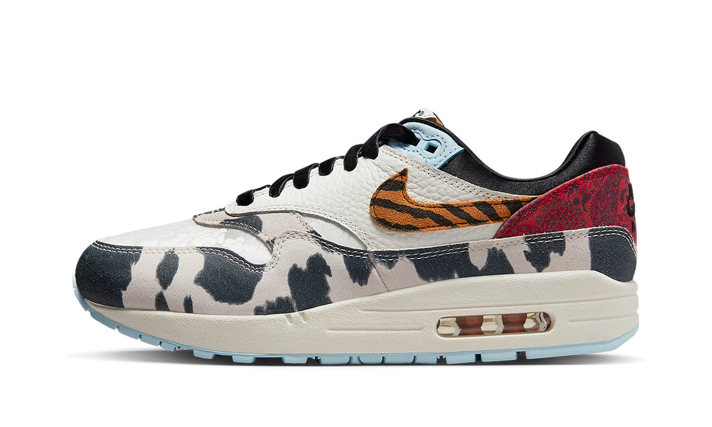 AIR MAX 1 '87 MNS WMNS "Tiger Swoosh Cow Print"