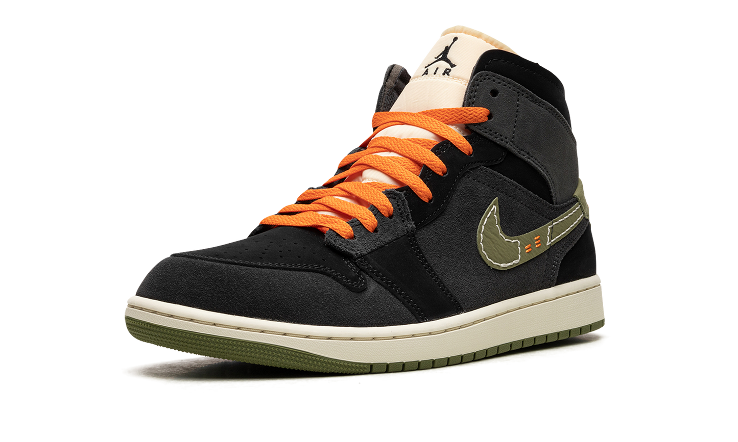 Air Jordan 1 Mid SE Craft "Anthracite Light Olive"