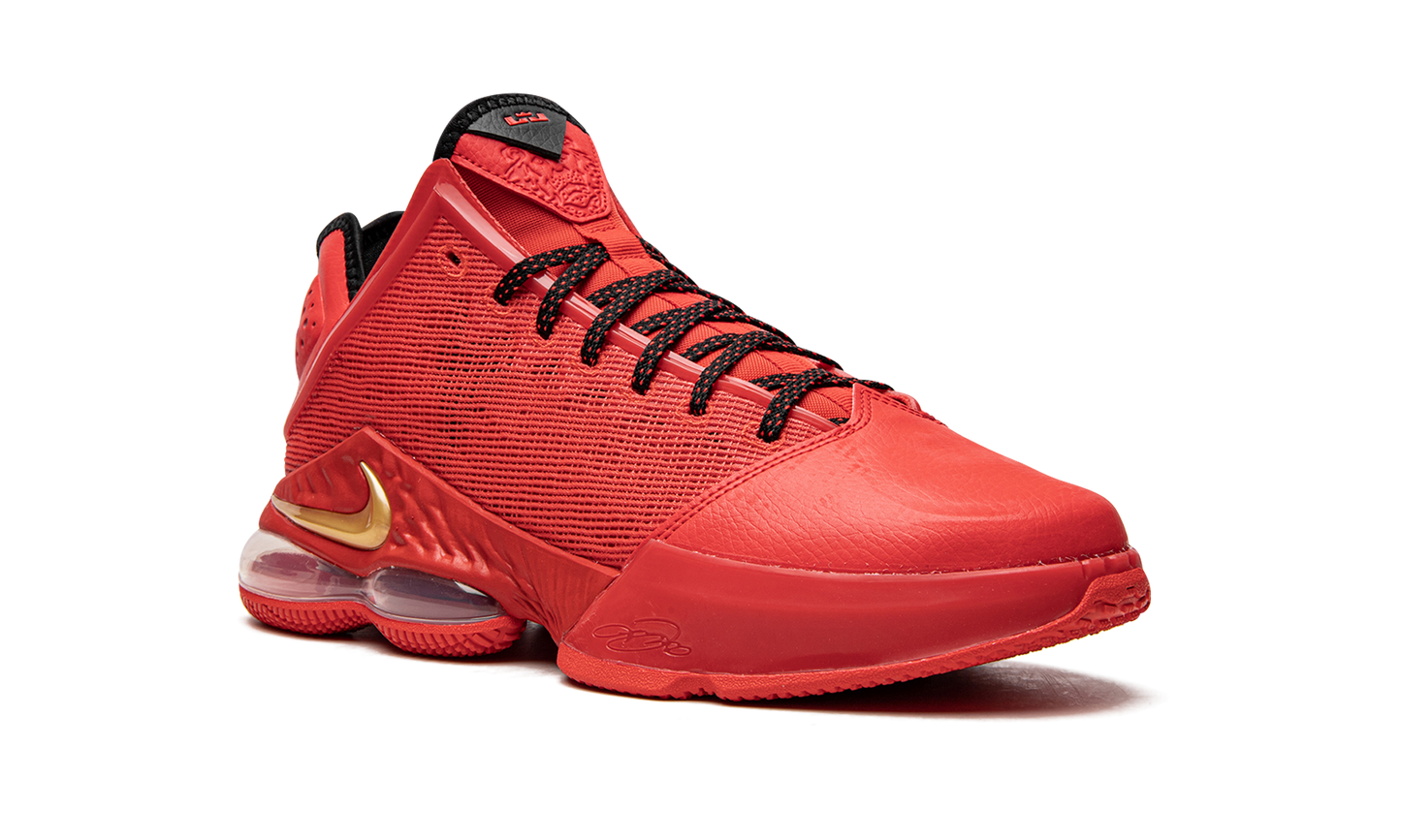 LeBron 19 Low "Light Crimson"