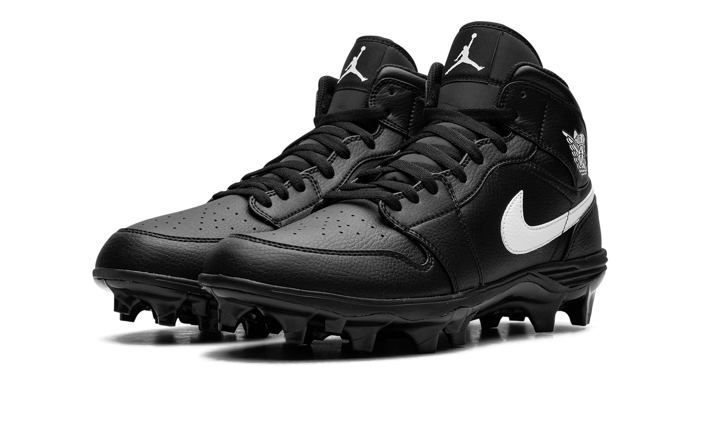 Jordan 1 Mid Cleat "Black / White"