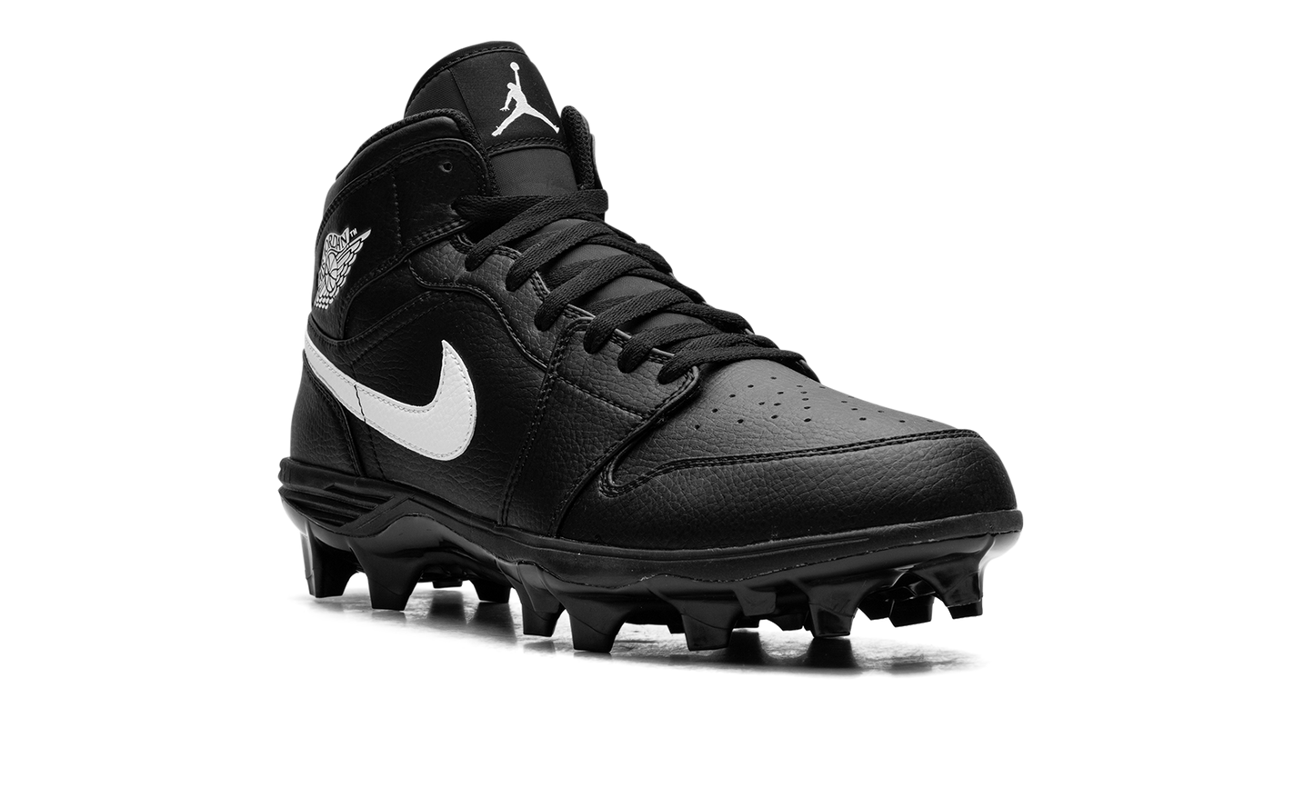 Jordan 1 Mid Cleat "Black / White"
