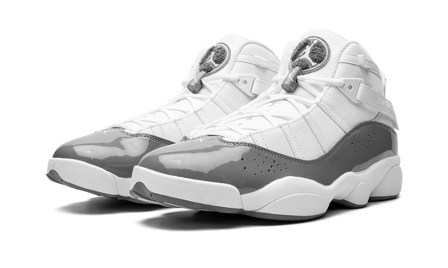 Jordan 6 rings "White / Cool Grey"