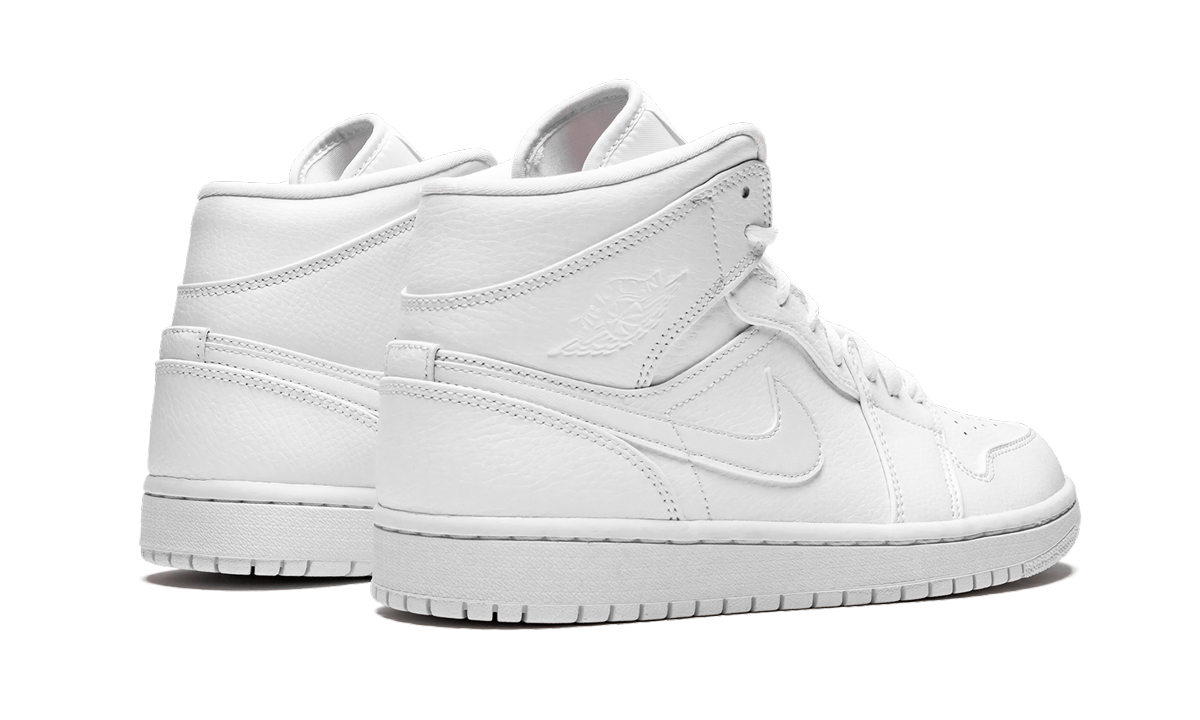 Air Jordan 1 Mid "Triple White"