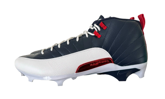 Air Jordan 12Alpha 3 PE Cleats "Howard University - Navy / White"