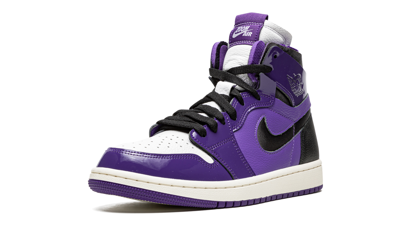 AIR JORDAN 1 HIGH ZOOM CMFT WMNS "Purple Patent"