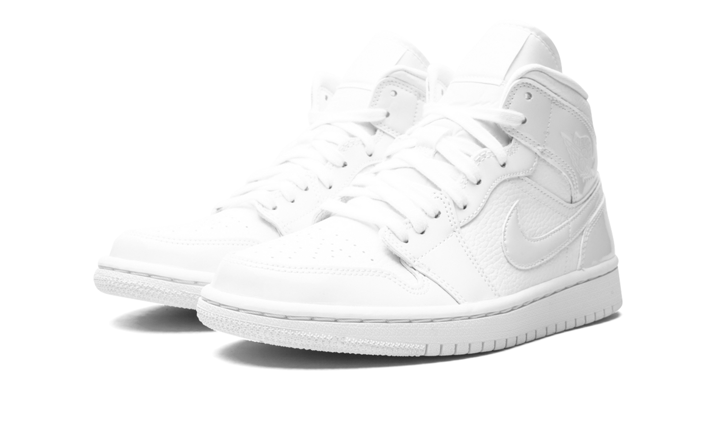 AIR JORDAN 1 MID WMNS "Triple White"