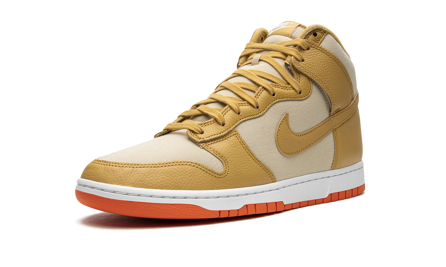 Dunk High "Gold Canvas"