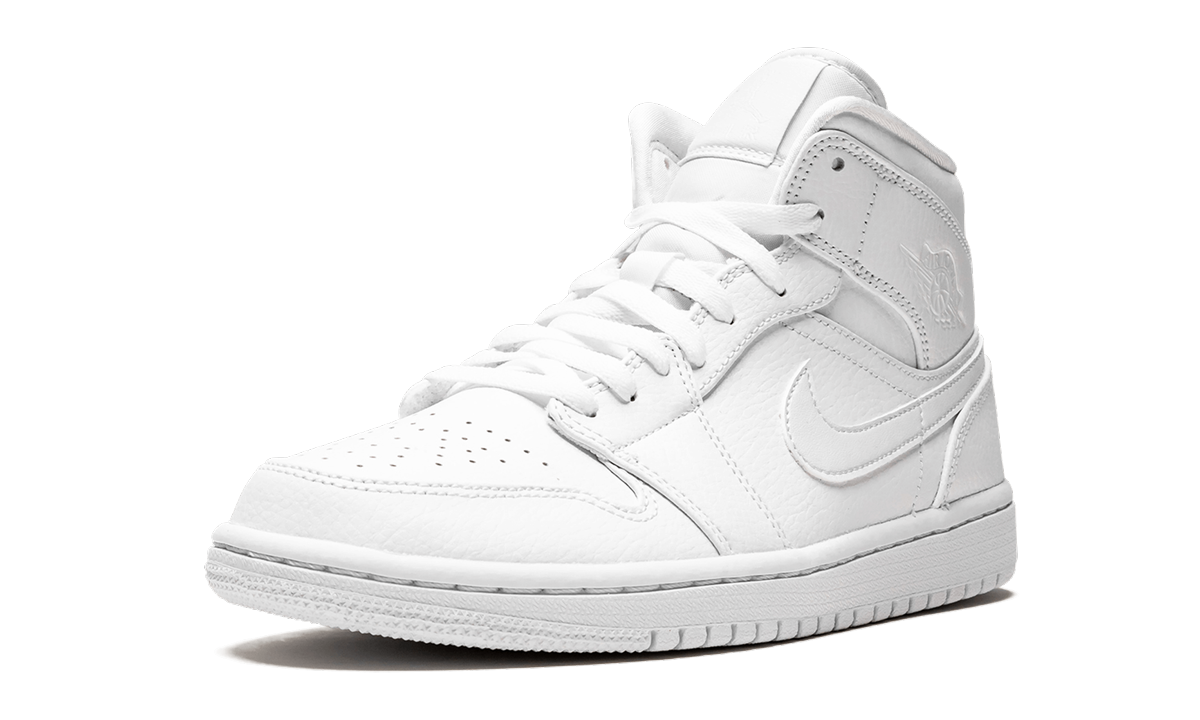 Air Jordan 1 Mid "Triple White"