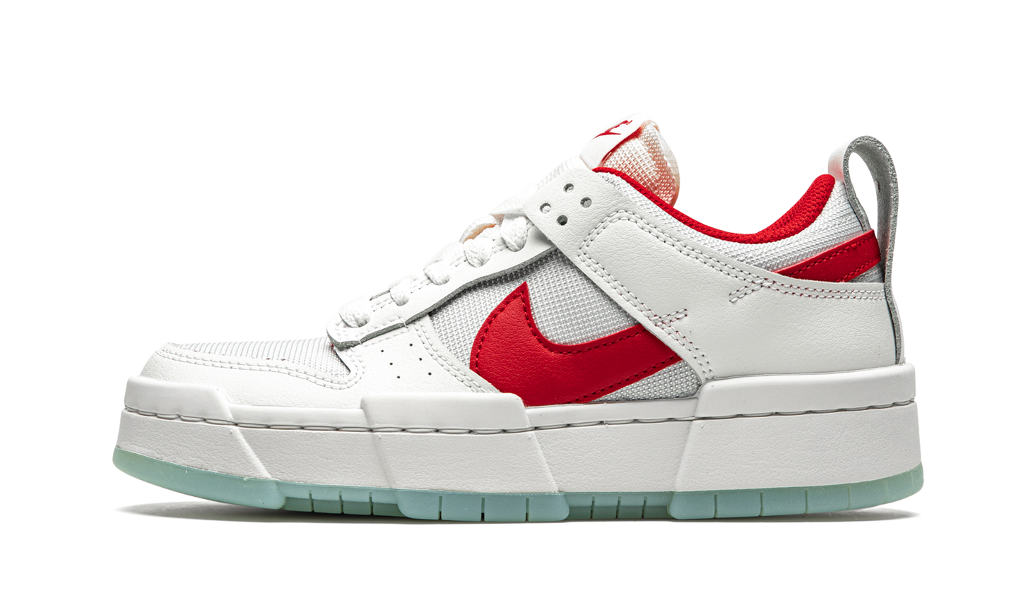 DUNK LO DISRUPT WMNS "Summit White / Gym Red"