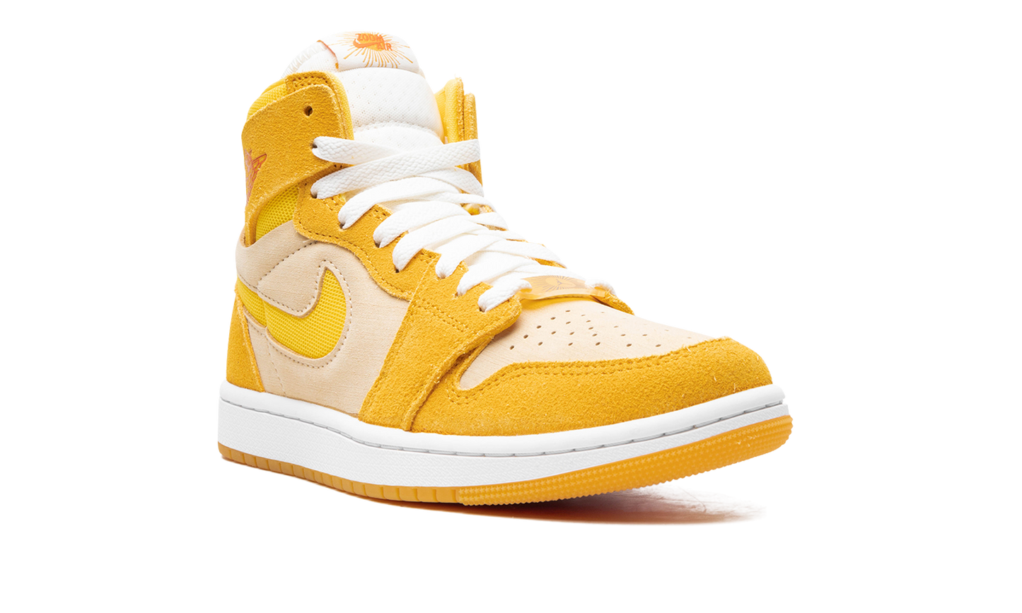 Air Jordan 1 Zoom Air CMFT 2 WMNS "Yellow Ochre/Tour Yellow-Pale Vanilla-Safety"