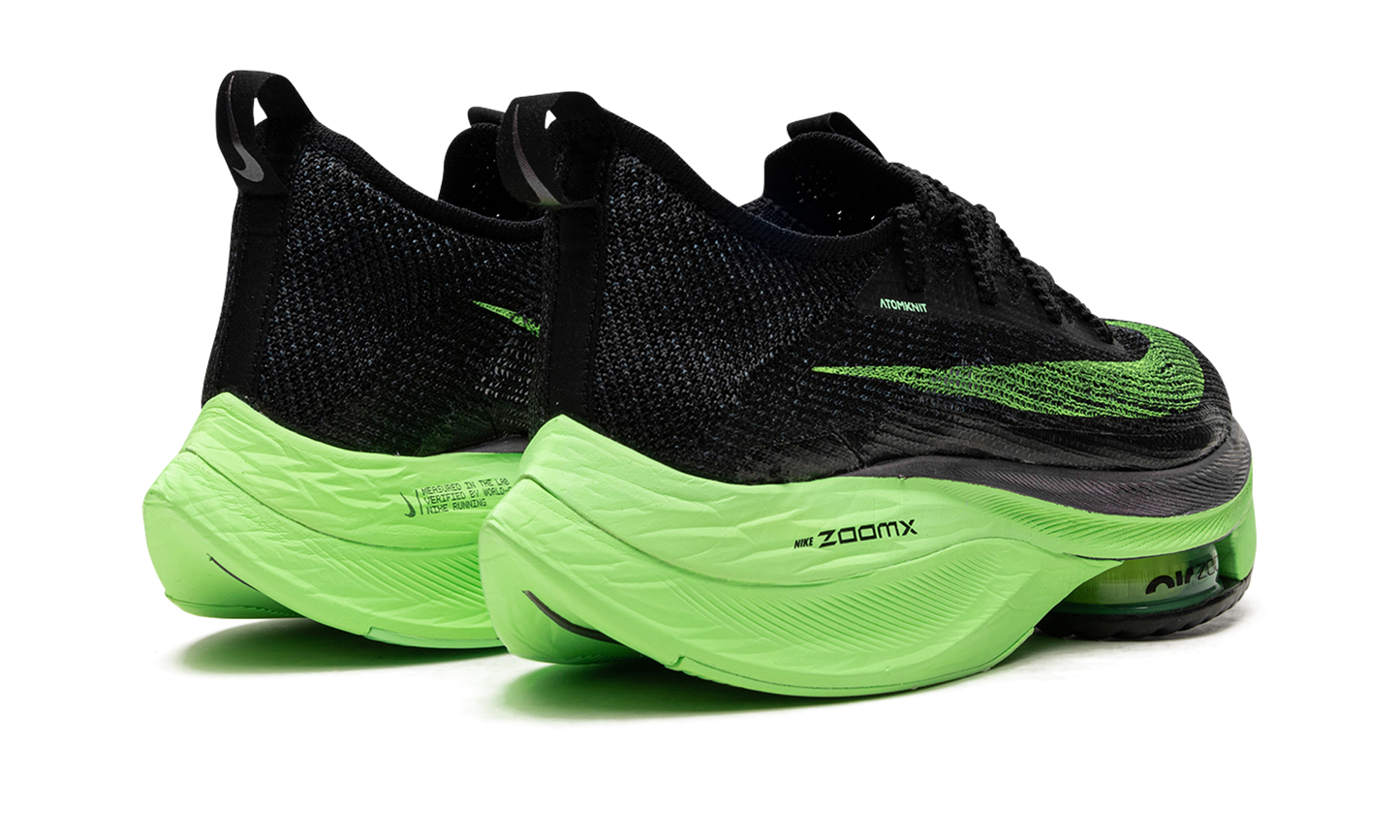 AIR ZOOM ALPHAFLY NEXT% WMNS "Black / Electric Green"