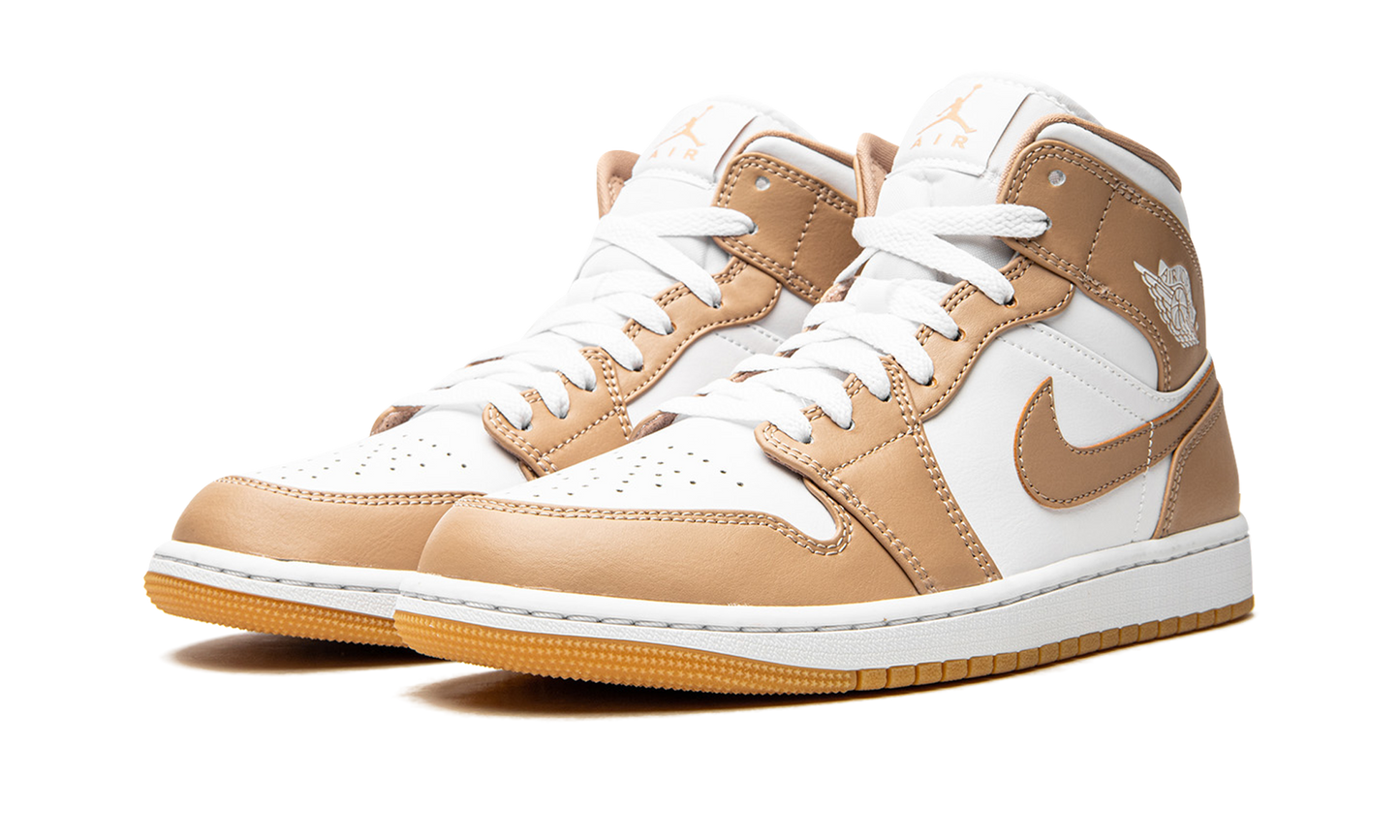 Air Jordan 1 Mid "Tan / Gum"