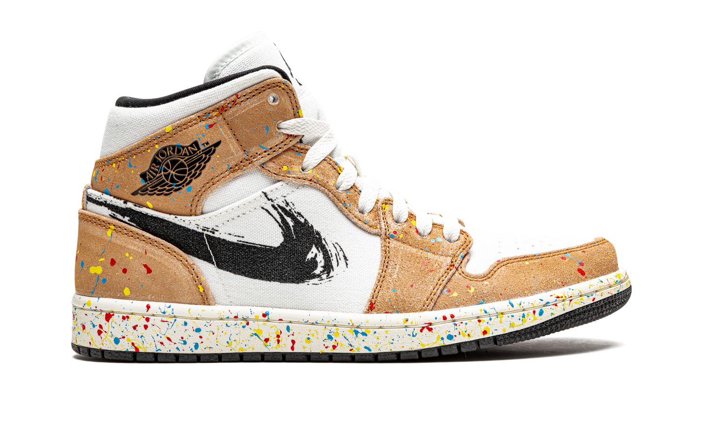 Air Jordan 1 Mid SE "Brushstroke"