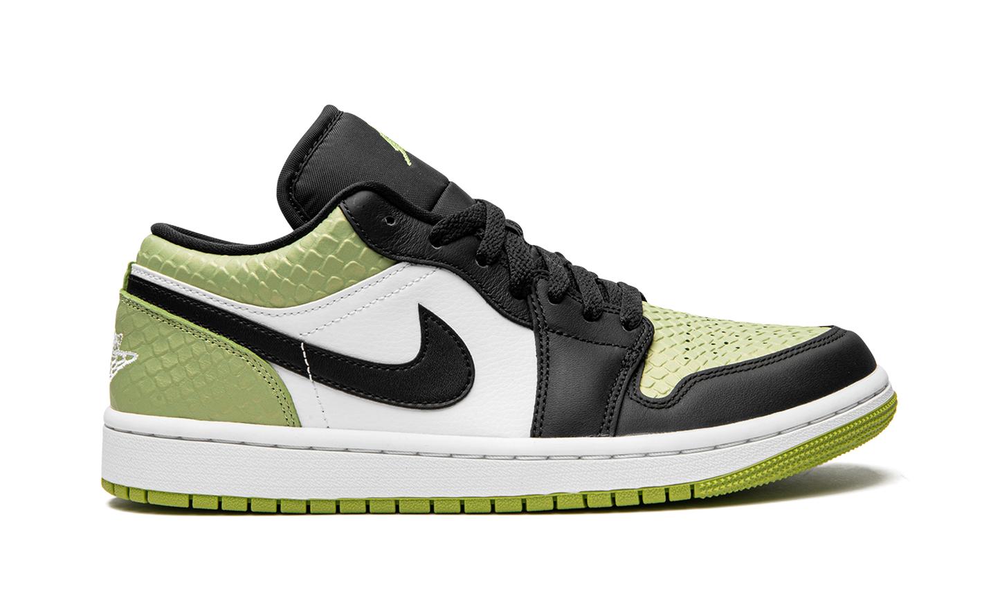 AIR JORDAN 1 LO SE WMNS "Vivid Green Snakeskin"