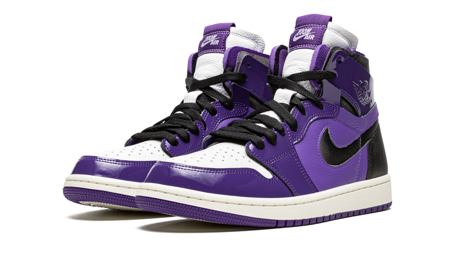 AIR JORDAN 1 HIGH ZOOM CMFT WMNS "Purple Patent"