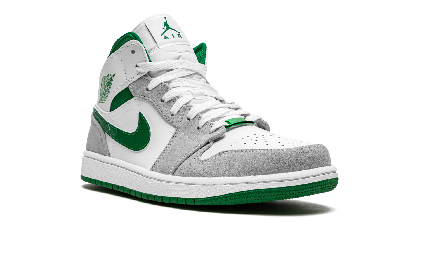 Air Jordan 1 Mid SE "Grey / Pine Green / White"
