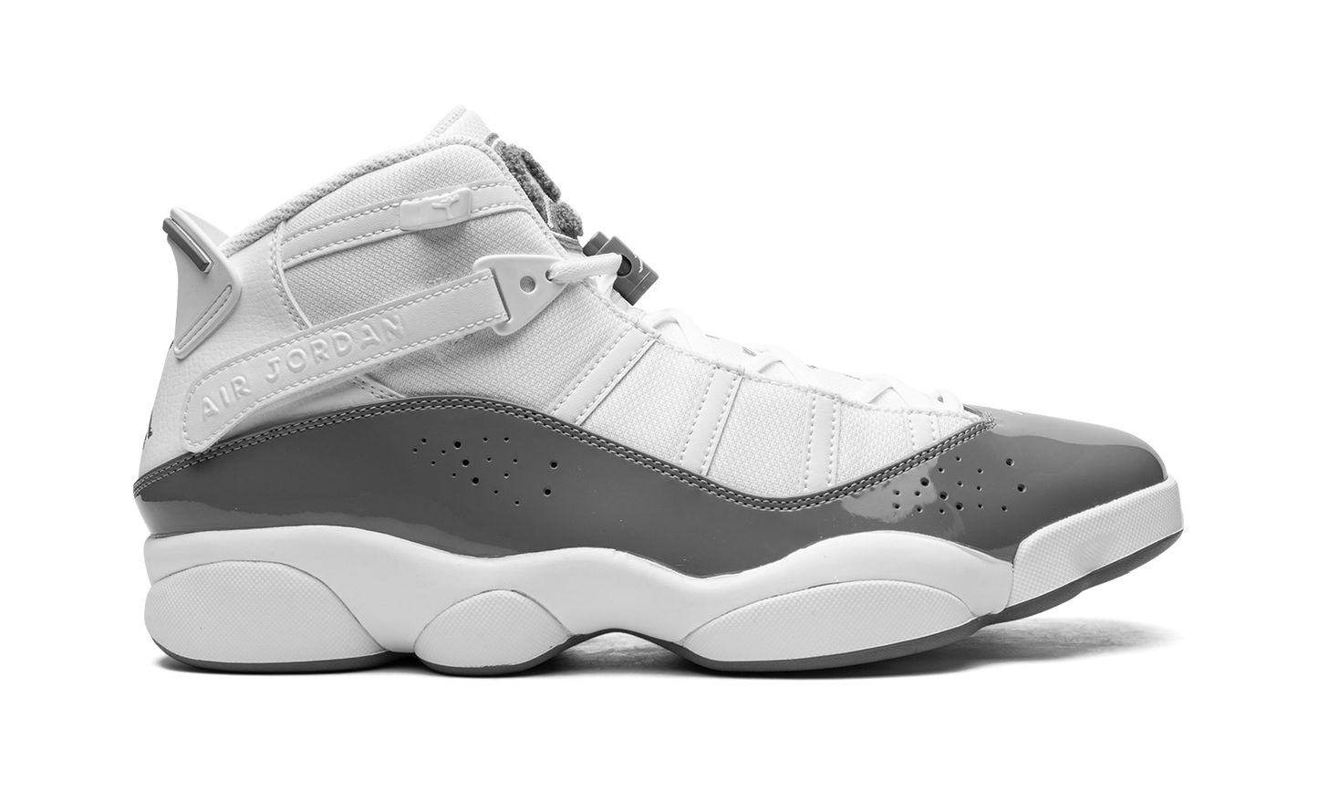 Jordan 6 rings "White / Cool Grey"