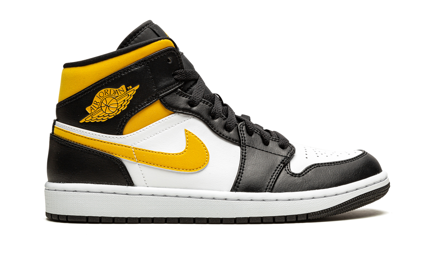 Air Jordan 1 Mid "White / Pollen / Black"