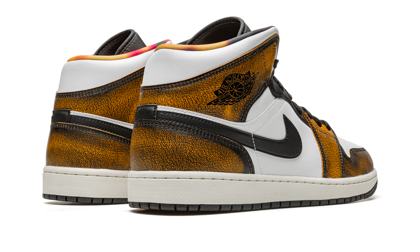 Air Jordan 1 Mid SE "Orange Wear Away"