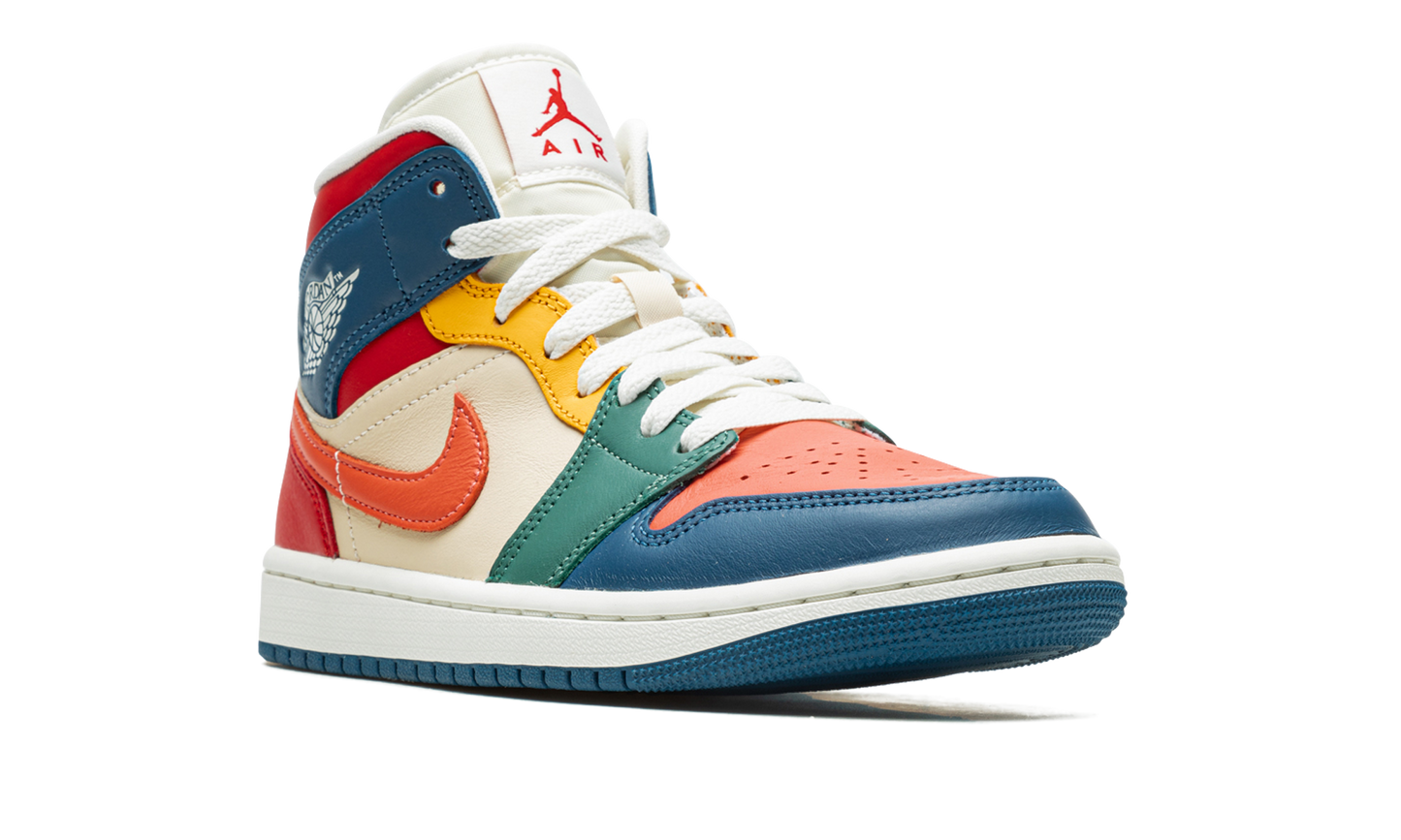 AIR JORDAN 1 MID SE WMNS "Multi-Color"