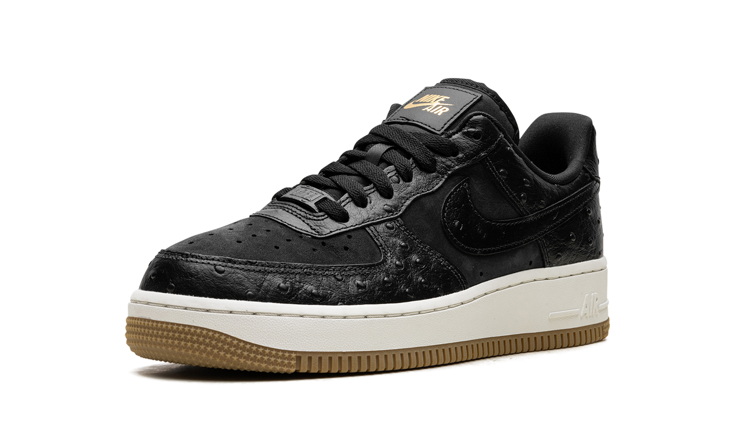 Air Force 1 Low '07 WMNS "Black Ostrich"