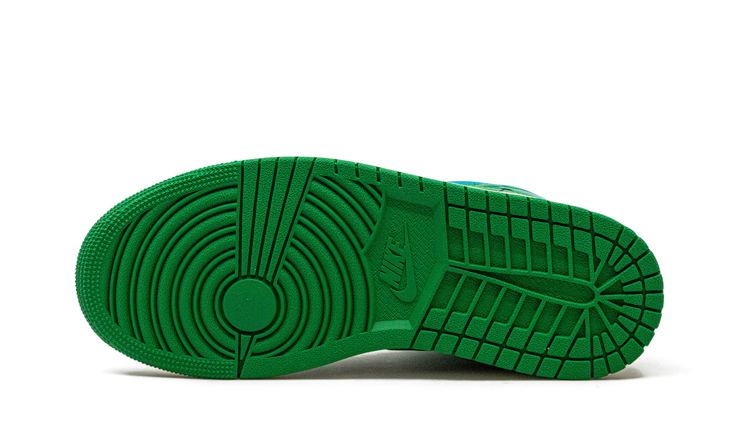 AIR JORDAN 1 MID WMNS "Lucky Green Aquatone"