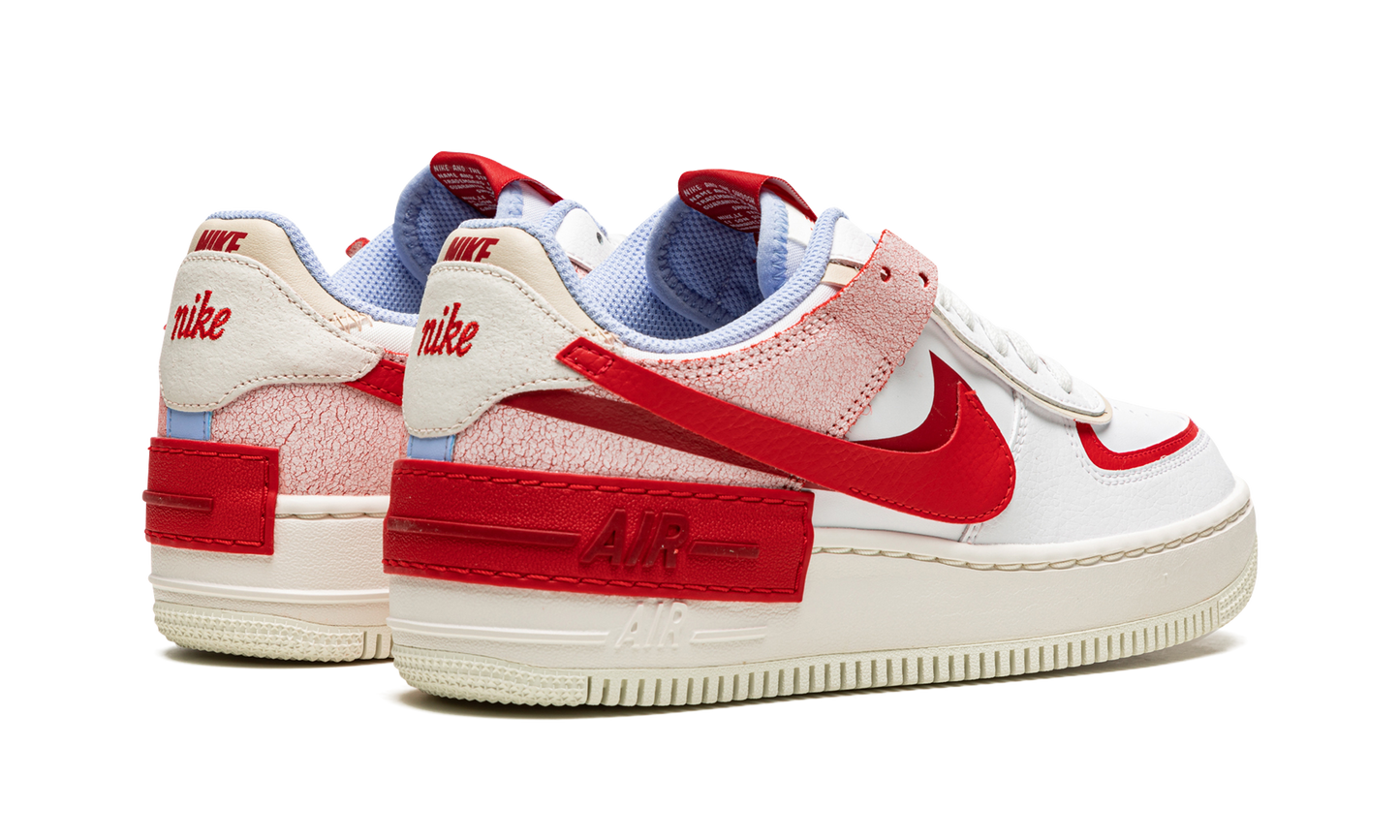 AIR FORCE 1 LO SHADO MNS WMNS "Red Cracked Leather"